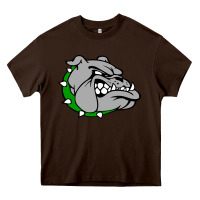Chocolate Brown ashville high school, ashville bulldogs Heavy Core Tee - PixelFlow