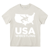 Cream usa power united states Heavy Core Tee - PixelFlow