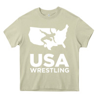 Mossy usa power united states Heavy Core Tee - PixelFlow