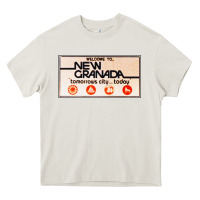 Cream welcome to new granada! Heavy Core Tee - PixelFlow