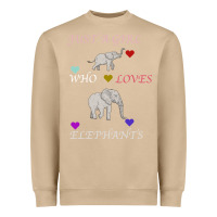 Mushroom Just A Girl Who Loves Elephants Heavyweight Sweatshirt - Bettercallsaul