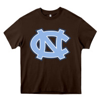 Chocolate Brown unc tar heels Heavy Core Tee - PixelFlow