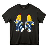 Asphalt bananas double Heavy Core Tee - PixelFlow