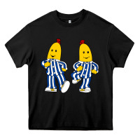 Black bananas double Heavy Core Tee - PixelFlow
