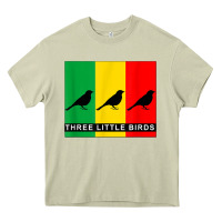 Mossy THREE LITTLE BIRDS Heavy Core Tee - PixelFlow