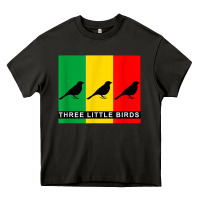 Asphalt THREE LITTLE BIRDS Heavy Core Tee - PixelFlow