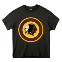 Asphalt the indian red skins clasic Heavy Core Tee - PixelFlow