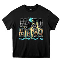 Black Moto mama Mother's Day Heavy Core Tee - FaDigitalArtStudio