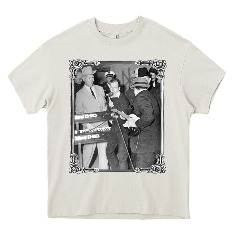 Lee Harvey Oswald And The Jack Ru Heavy Core Tee by PixelFlow | Teevron
