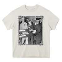 Cream Lee Harvey Oswald and the Jack Ru Heavy Core Tee - PixelFlow