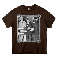 Chocolate Brown Lee Harvey Oswald and the Jack Ru Heavy Core Tee - PixelFlow