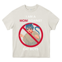 I Am A Mom Against Cat Boys Heavy Core Tee | Teevron