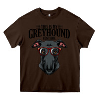 Chocolate Brown greyhound t  shirt greyhound t  shirt (3) Heavy Core Tee - PixelFlow
