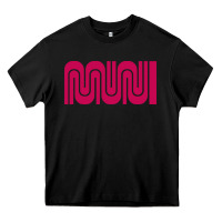 Black sf muni bart    muni Heavy Core Tee - PixelFlow