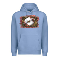 Colony Blue Baseball Lips Premium Hoodie - Jasminsmagicworld