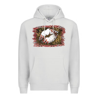 Dove Grey Baseball Lips Premium Hoodie - Jasminsmagicworld