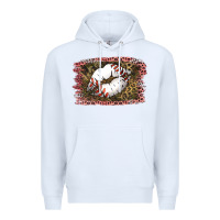 White Baseball Lips Premium Hoodie - Jasminsmagicworld