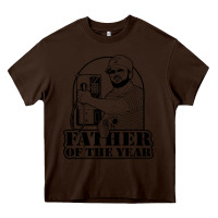 Chocolate Brown Gary Plauche Heavy Core Tee - PixelFlow