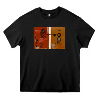 Black It’s Always Sunny Painting Heavy Core Tee - PixelFlow