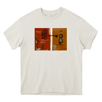Cream It’s Always Sunny Painting Heavy Core Tee - PixelFlow
