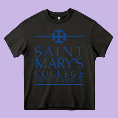 Saint Mary's College Belles Heavy Core Tee Designed By Pixelflow