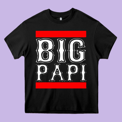 Big Papi Heavy Core Tee Designed By Pixelflow