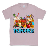 Lilac Teacher Coffee Cups Classic Tee - FaDigitalArtStudio