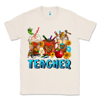 Natural Teacher Coffee Cups Classic Tee - FaDigitalArtStudio