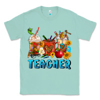 Seafoam Teacher Coffee Cups Classic Tee - FaDigitalArtStudio