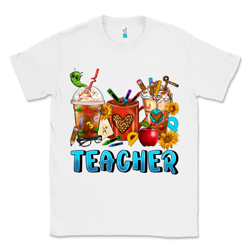 Teacher Coffee Cups Classic Tee by FaDigitalArtStudio | Teevron