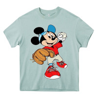 Arona micky-playing-baseball-cartoon-illustration-- Heavy Core Tee - PixelFlow