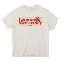 Cream lennon & mccartney Classic Heavy Core Tee - PixelFlow