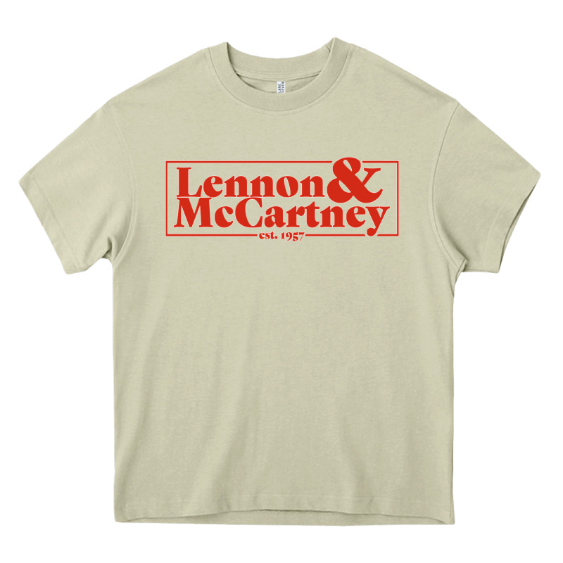 Lennon & Mccartney Classic Heavy Core Tee by PixelFlow | Teevron