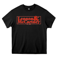 Black lennon & mccartney Classic Heavy Core Tee - PixelFlow