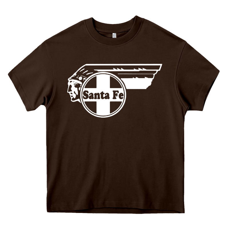 Big Chief Clean Santa Fe Railroad Heavy Core Tee by PixelFlow | Teevron