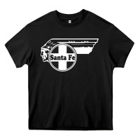 Black big chief clean santa fe railroad Heavy Core Tee - PixelFlow