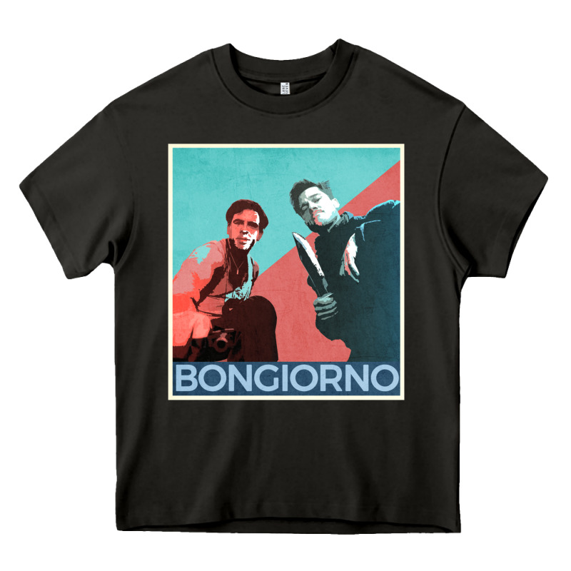 Inglorious Basterds - Bongiorno Poster Gift Heavy Core Tee by PixelFlow | Teevron
