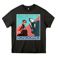 Asphalt Inglorious Basterds - Bongiorno poster GIFT Heavy Core Tee - PixelFlow