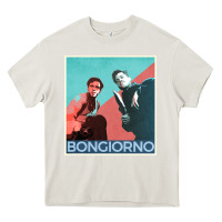 Cream Inglorious Basterds - Bongiorno poster GIFT Heavy Core Tee - PixelFlow