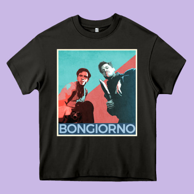 Inglorious Basterds - Bongiorno Poster Gift Heavy Core Tee Designed By Pixelflow