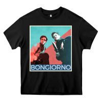 Black Inglorious Basterds - Bongiorno poster GIFT Heavy Core Tee - PixelFlow