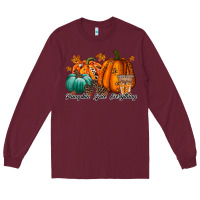 Burgundy pumpkin spice everthing Long Sleeve Tee - RacoonDesign