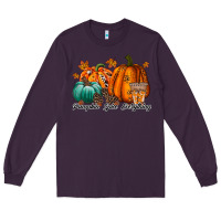 Plum pumpkin spice everthing Long Sleeve Tee - RacoonDesign