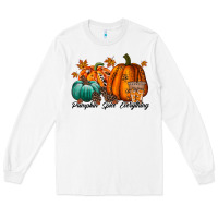 White pumpkin spice everthing Long Sleeve Tee - RacoonDesign