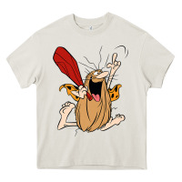Cream captain caveman captain caveman unga bunga premium t shirt Heavy Core Tee - PixelFlow