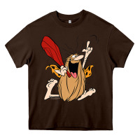 Chocolate Brown captain caveman captain caveman unga bunga premium t shirt Heavy Core Tee - PixelFlow