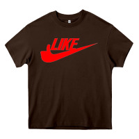 Chocolate Brown like Heavy Core Tee - PixelFlow