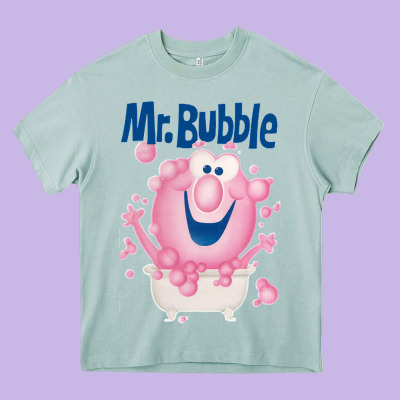 Mr Bubble Makes Bath Time Fun Heavy Core Tee Designed By Pixelflow