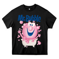 Black Mr bubble makes bath time fun Heavy Core Tee - PixelFlow