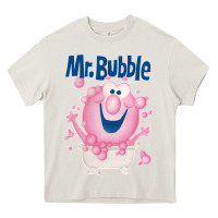 Cream Mr bubble makes bath time fun Heavy Core Tee - PixelFlow